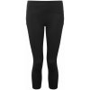 TriDri Dámske 3/4 legíny z recyklovaného polyesteru čierna