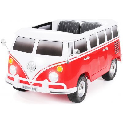 Actionbikes elektrické autíčko VW Bus Bulli bielo/ červená