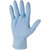 ISSA LINE Jednorazové rukavice nitrilové nepudrované 100 ks modrá 7/S