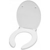 Cersanit Etiuda, antibakteriálne toaletné sedátko pre handikepovaných, biela, K98-0002