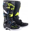 boty TECH 7, ALPINESTARS (černá/bílá/žlutá fluo/tmavě modrá, vel. 47)