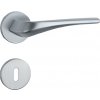 Dverové kovanie MP Dalia - R 7S (OCS - Chróm brúsený), kľučka-kľučka, Bez spodnej rozety, MP OCS (chróm brúsený)