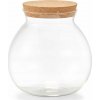 Zeller Objemná sklenice s korkem, 1700 ml
