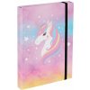 Dosky na školské zošity A4 Rainbow Unicorn