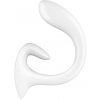 Satisfyer G for Goddess 1 vibrátor so stimulátorom klitorisu White 18.5 cm