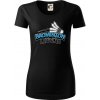 Badminton legend - Dámske tričko z organickej bavlny Origin (GOTS) - M ( Čierna )