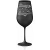 Crystalex pohár na víno Ryby Čierna 550 ml