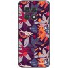 Picasee silikónový čierny obal pre OnePlus 13R 5G - Purple Leaf