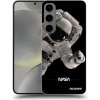 Picasee silikónový čierny obal pre Samsung Galaxy S24+ S926B 5G - Astronaut Big