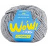 Katia Wow Chunky 51 Medium Grey Pletacia priadza