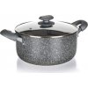 Banquet Granite Hrniec s nepriľnavým povrchom PR 24x11 cm sklenená pokrievkou 40051324