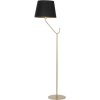 Milagro | Stojacia lampa VICTORIA 1xE27/60W/230V čierna | MI0432