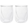 Sada dvoch pohárov CEMBRA GROOVE priesvitné 732355 280 ml (2 ks)