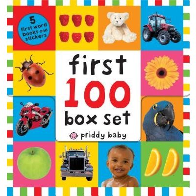 First 100 PB Box Set 5 Books: First 100 Words; First 100 Animals; First 100 Trucks and Things That Go; First 100 Numbers; First 100 Colors, Abc, Num Priddy RogerBoxed Set