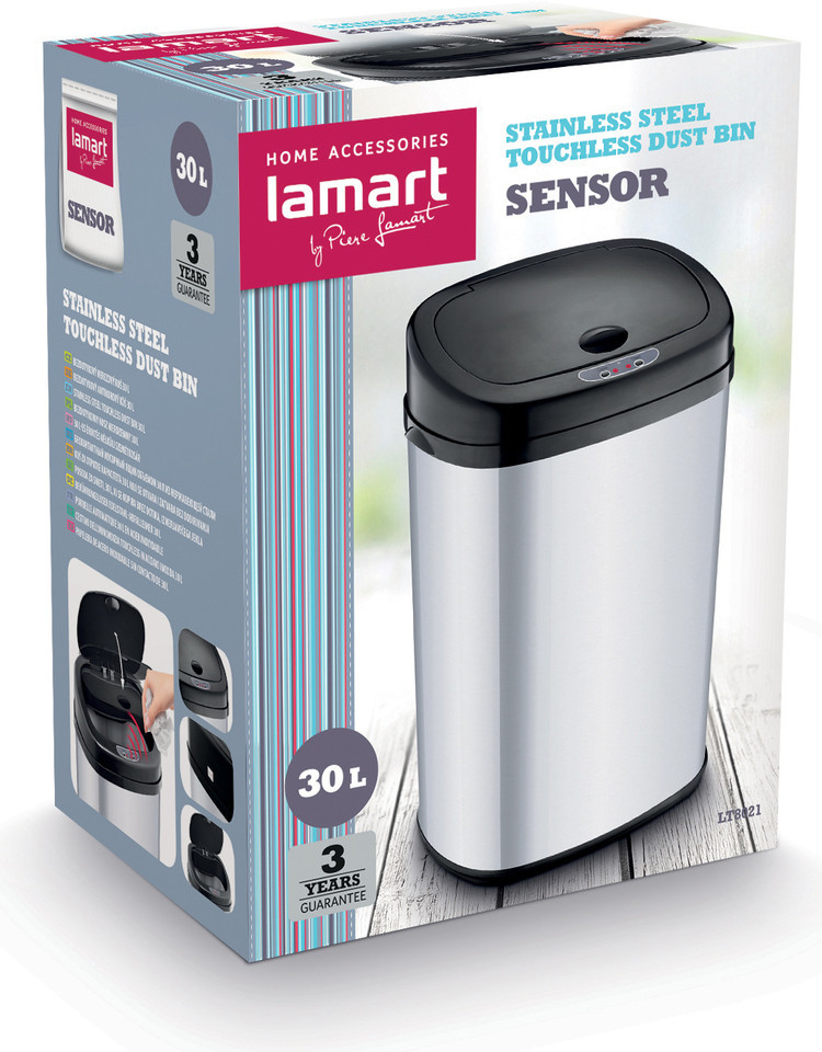 Odpadkový kôš Lamart Sensor LT 8021 30 l od 54,9 € - Heureka.sk