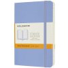 Moleskine Classic, Poznámkový blok s vreckom A6 linkovaný, modrá hortenzia