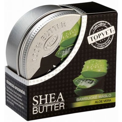 Topvet Shea Butter bambucké maslo s aloe vera 100 ml