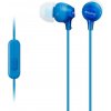 SONY stereo sluchátka MDR-EX15AP, modrá