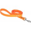 Firedog BioThane Vodítko 25 mm 2 m s rúčkou Glossy oranžové