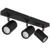 Globo | Globo 57918-3B - Bodové svietidlo JAMES 3xGU10/25W/230V čierna | GL8340