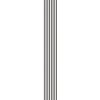 RE-DESIGN, Obkladový panel na čiernej doske, Biela, 2600x400 mm, 1ks