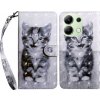 Peňaženkové 3D puzdro na Xiaomi Redmi Note 13 4G - Smile Cat