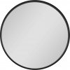 Olsen Spa Zrkadlo bez osvetlenia REISA BLACK Priemer - 80 cm OLNZREI80B