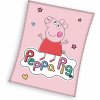 Mikroplyšová deka 110/140cm Peppa Pig, PP224051
