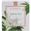 Foreo Farm to Face Green Tea osviežujúca a upokojujúca maska 6 x 6 g