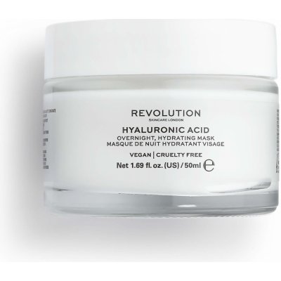Revolution Skincare Nočná hydratačná maska na tvár Hyaluronic Acid (Overnight Hydrating Mask) 50 ml