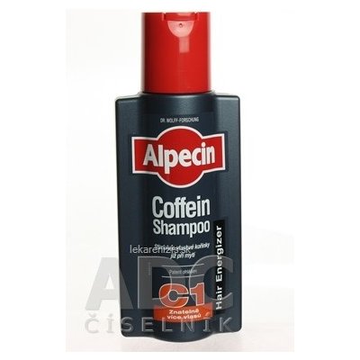 ALPECIN Hair Energizer Coffein Shampoo C1 kofeínový šampón proti vypadavaniu vlasov 250 ml