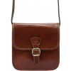 Kožená kabelka Florence hnedá KZ50604