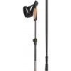 Dvojdielne nordic walking palice Crossroad GALLOWAY CARBON čierna,hnedá,biela