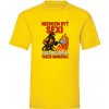 Nechcem byť sexi ale som požiarnik Pánske XXXL Yellow