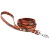 Firedog BioThane Vodítko 19 mm 3 m s rúčkou & D-krúžkom camo oranžové