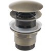 Aqualine Umývadlová výpusť 5/4, click-clack, veľká zátka, bronz TF7001A