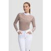 Fleur de lys Tričko dámske pretekové Cristall beige s dlhým rukávom