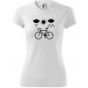 Cyklista za každého počasia - Dámske Fantasy športové (dresovina) - 2XL ( Biela )