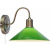 Markslöjd | Markslöjd 108866 - Nástenná lampa VELA 1xE27/40W/230V mosadz/zelená | ML1509
