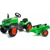 Falk FALK Šlapací traktor X Tractor s vlečkou zelený FA 2048AB