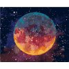 ZUTY Maľovanie podľa čísel FANTASY MESIAC Rámovanie vypnuté plátno na rám Rozmer 80x100 cm