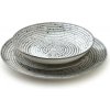 Porcelánová obedová súprava AFFEK DESIGN STRIPES GREY pre 6 osôb (18 dielov)