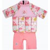 Detská kombinéza na plávanie Splash About s rukávmi Ružová