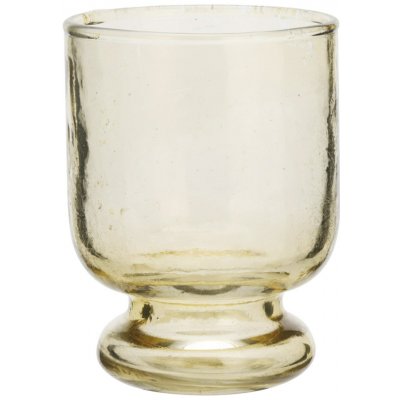 MADAM STOLTZ Pohár Hammered Light Yellow 200 ml