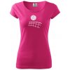 Volejbalová sieť - Dámske tričko Pure - 3XL ( Purpurová )