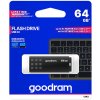 Goodram USB flash disk, USB 3.0, 64GB, UME3, čierny, UME3-0640K0R11, USB A, s krytkou