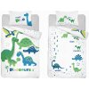 Detexpol obliečky Dinosaurus blue 100 x 135 40 x 60 cm
