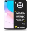 Picasee silikónový čierny obal pre Huawei Nova 8i - Kazma - SVĚT PATŘÍ TĚM, CO SE NEPOSEROU