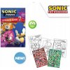 Omaľovánka s opakovane použiteľnými nálepkami - ježko SONIC