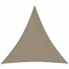 Windhager Tieniaca plachta SunSail CANNES trojhranná, 4 x 4 x 4 m - hnedosivá